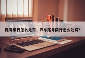 尾号限行怎么处罚，汽车尾号限行怎么处罚？